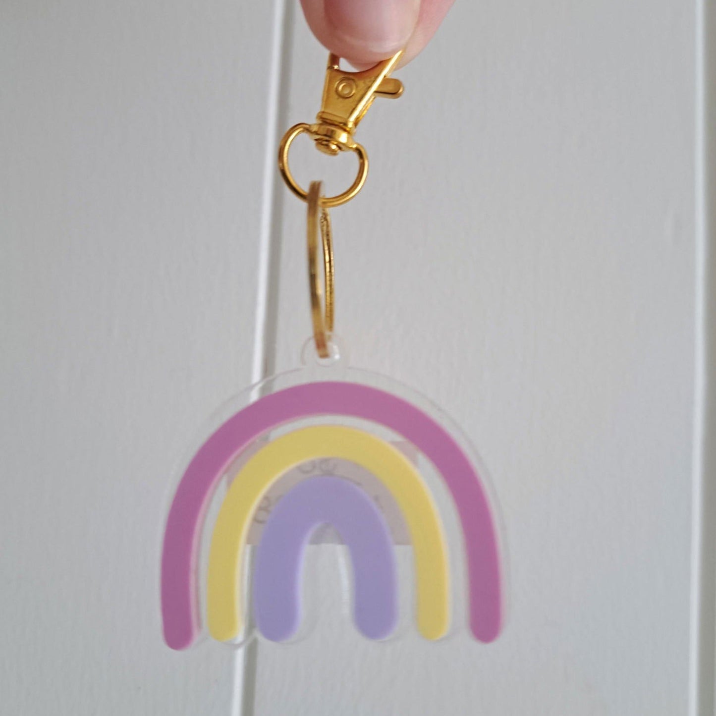 Rainbow Keyring - Small - Lou James Creations