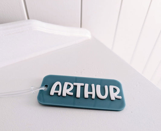 Rectangle Bag Tag - Lou James Creations