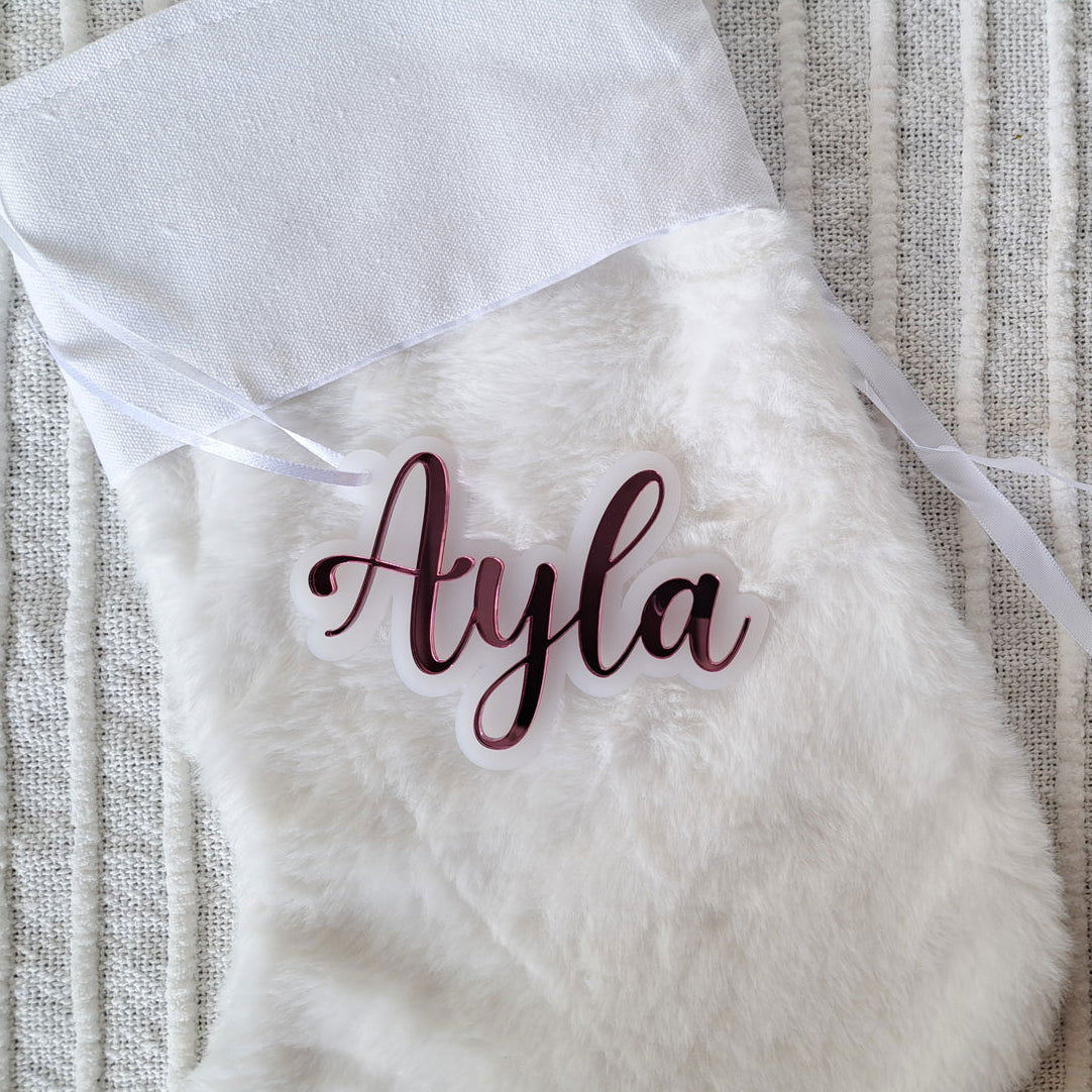 Santa Sack Name Tag - Lou James Creations