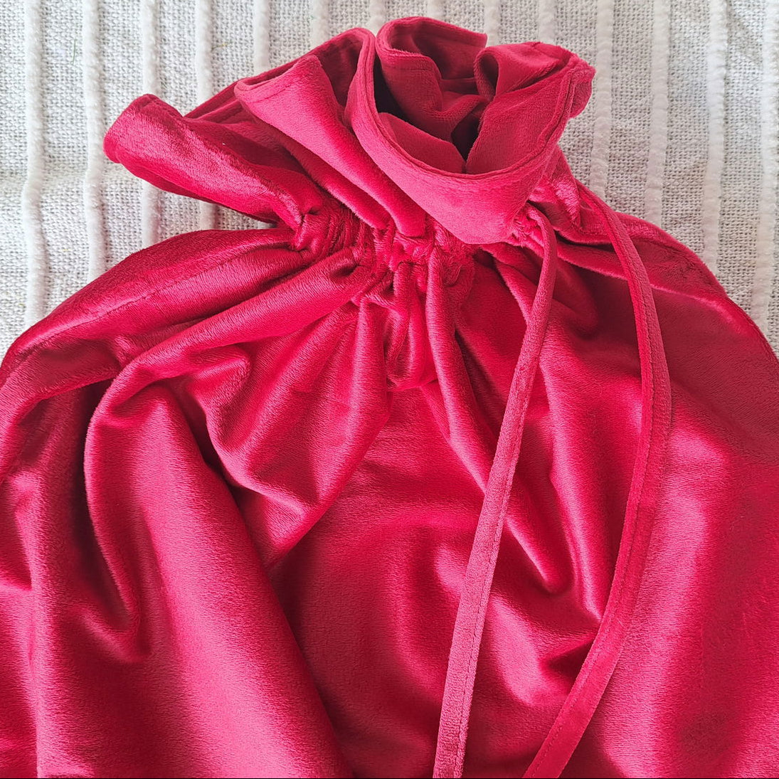 Santa Sack Velvet - Lou James Creations