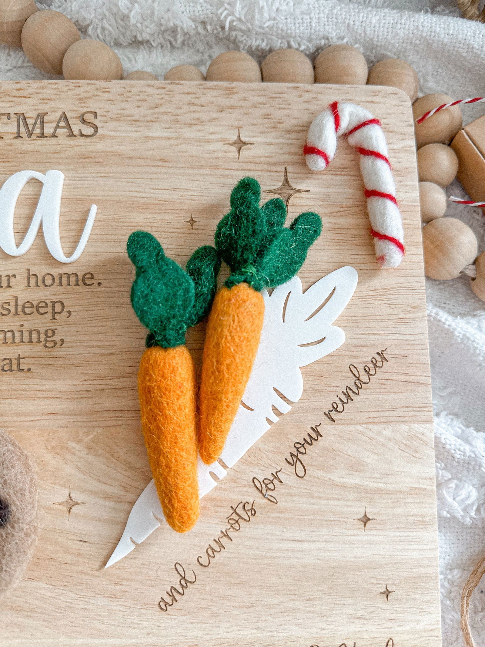 Santa Treat Board Christmas Eve - Milk & Cookies - Lou James Creations