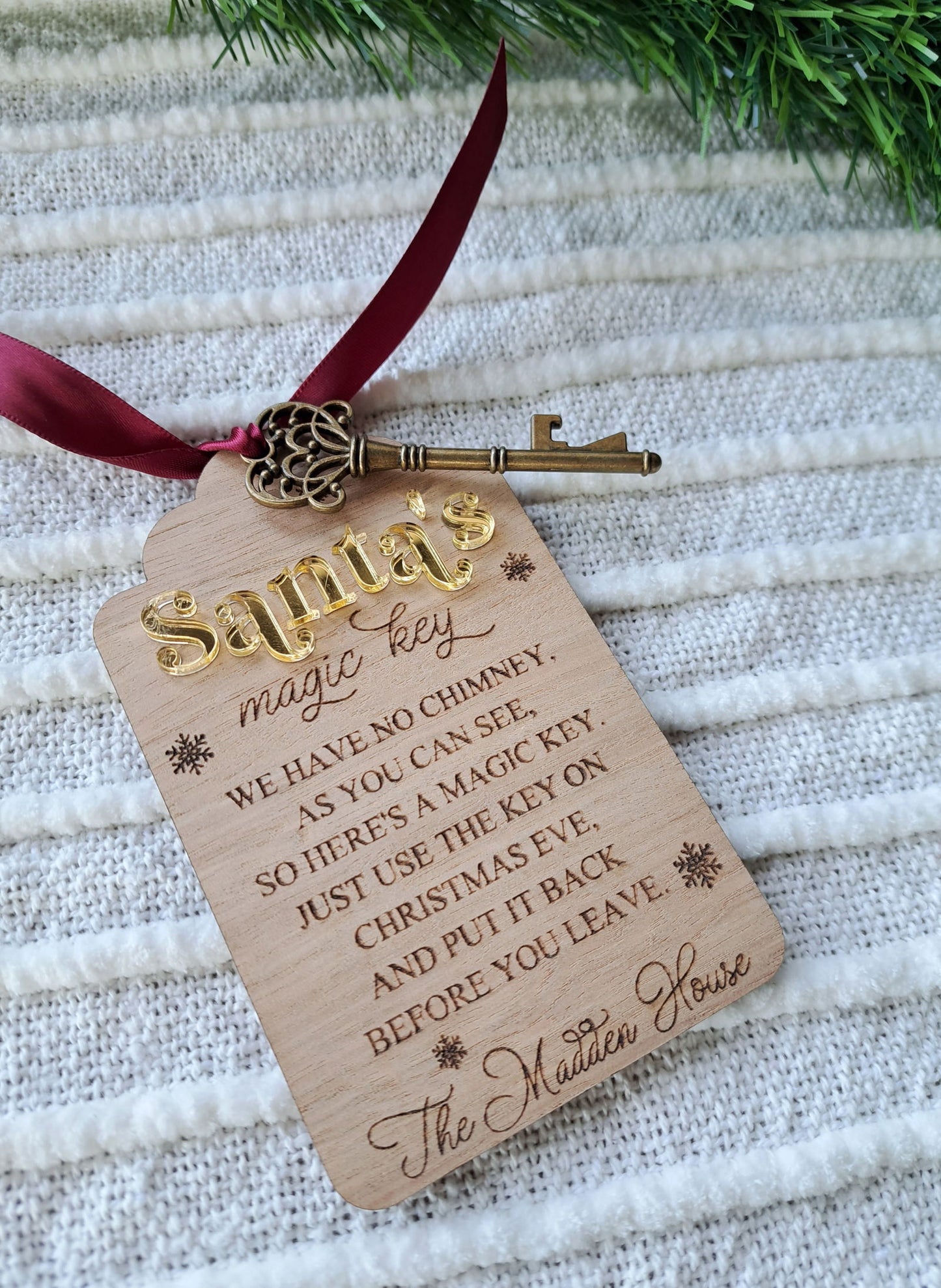 Santa's Magic Key - Personalised - Lou James Creations