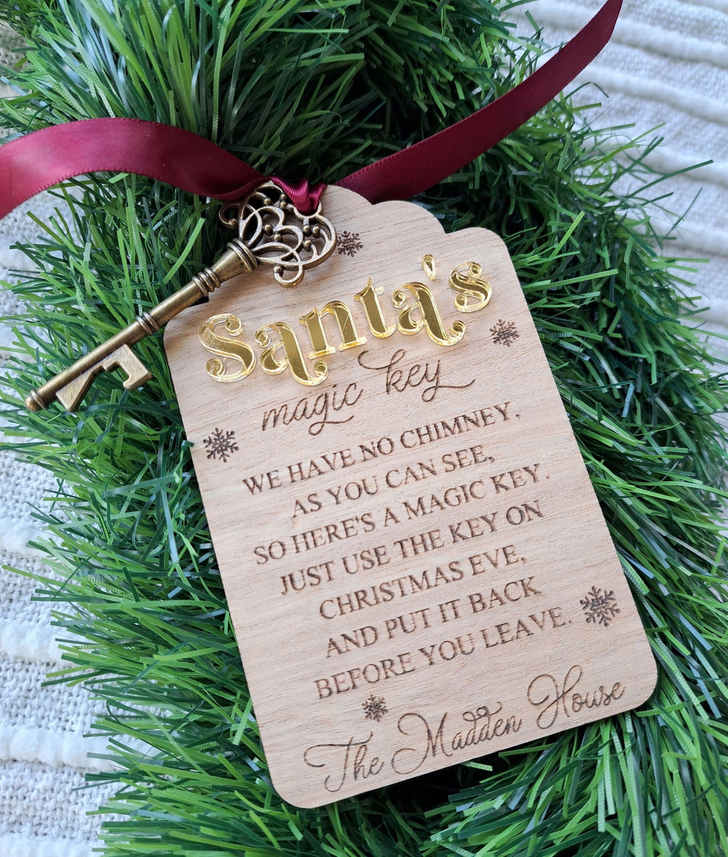 Santa's Magic Key - Personalised - Lou James Creations