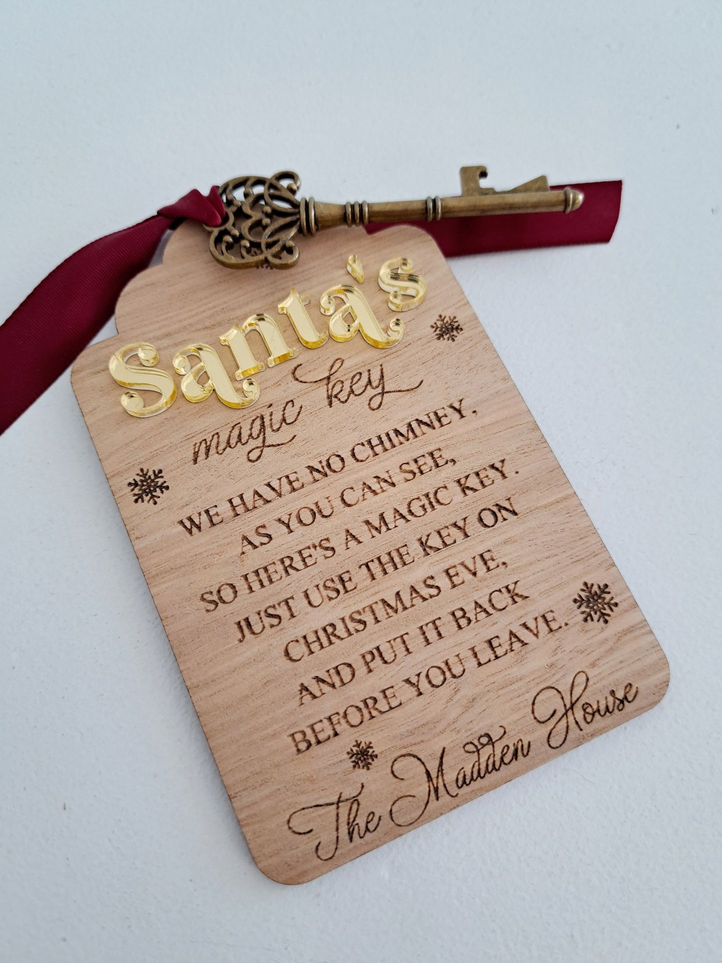 Santa's Magic Key - Personalised - Lou James Creations