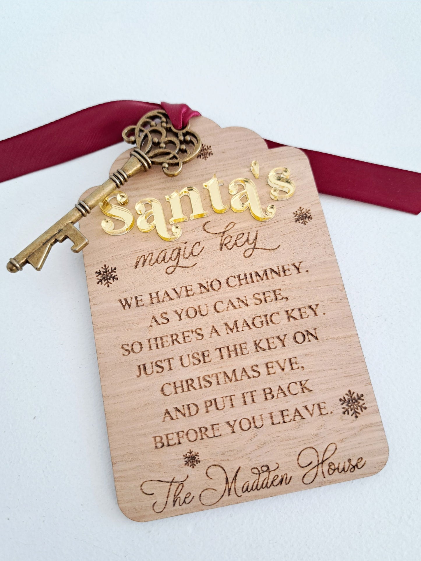 Santa's Magic Key - Personalised - Lou James Creations