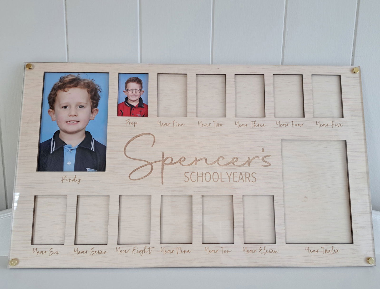 School Years Photo Board - Lou James Creations