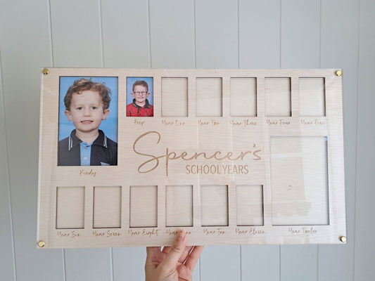 School Years Photo Board - Lou James Creations