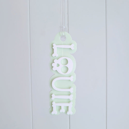 Skeleton Bag Tag - Lou James Creations