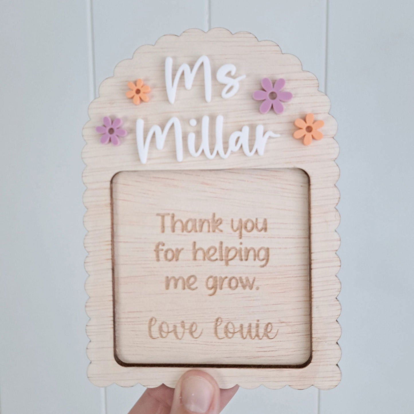 Teacher Notepad Holder - Lou James Creations