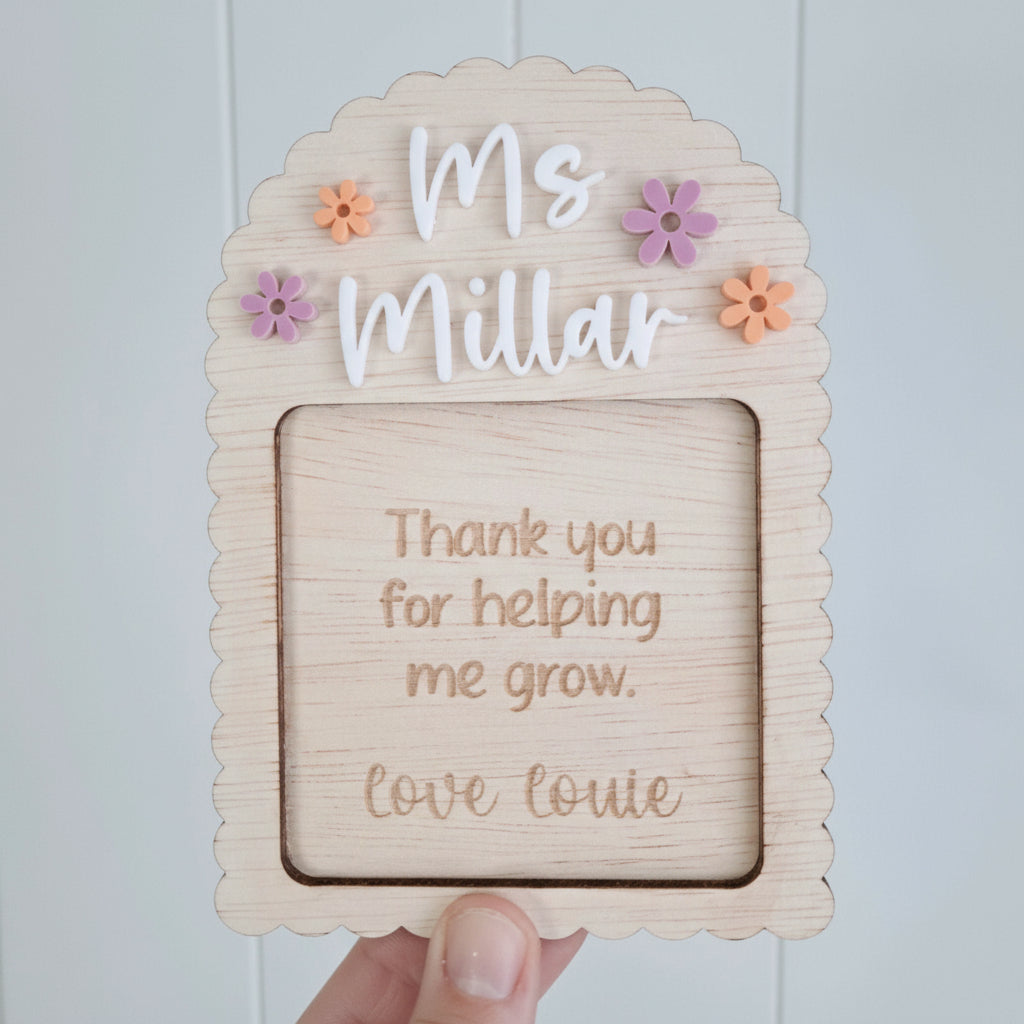 Teacher Notepad Holder - Lou James Creations