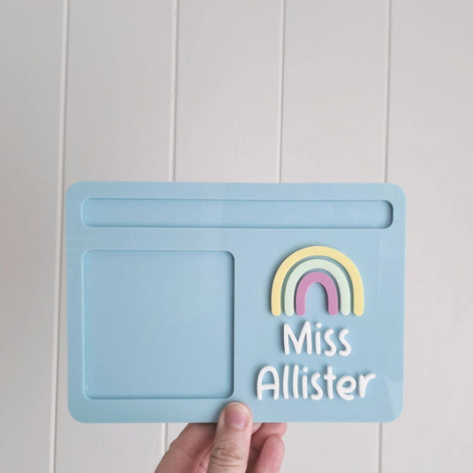 Teacher Notepad and Pen Holder - Lou James Creations