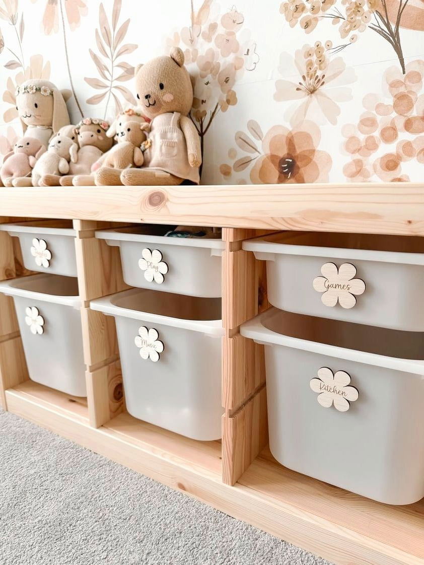 Wooden Storage Labels - Lou James Creations