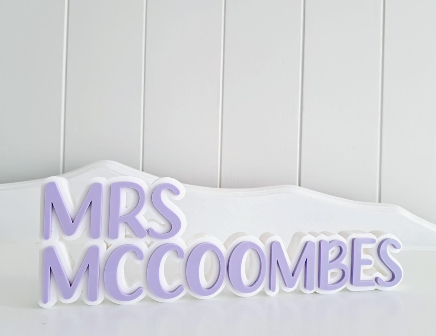 Teacher Name Desk Plaque