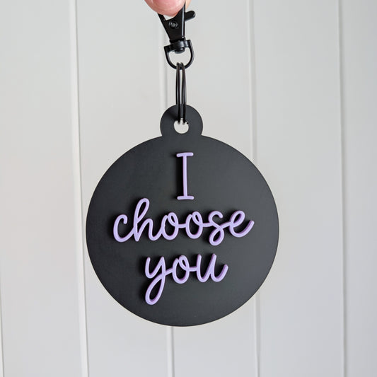 Personalised Love Ball Bag Tag