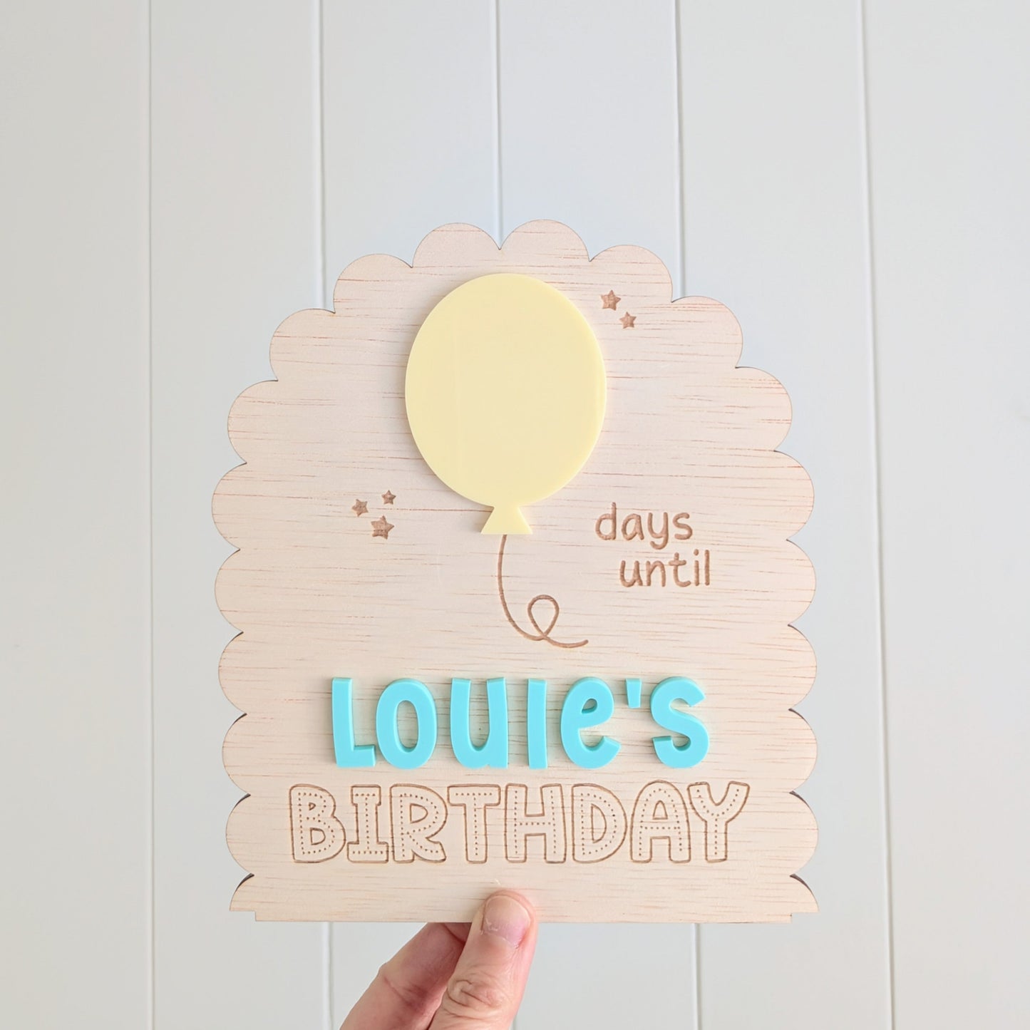 Birthday Countdown Plaque