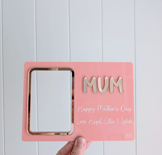 Mother's Day Acrylic Photo Frame - Lou James Creations