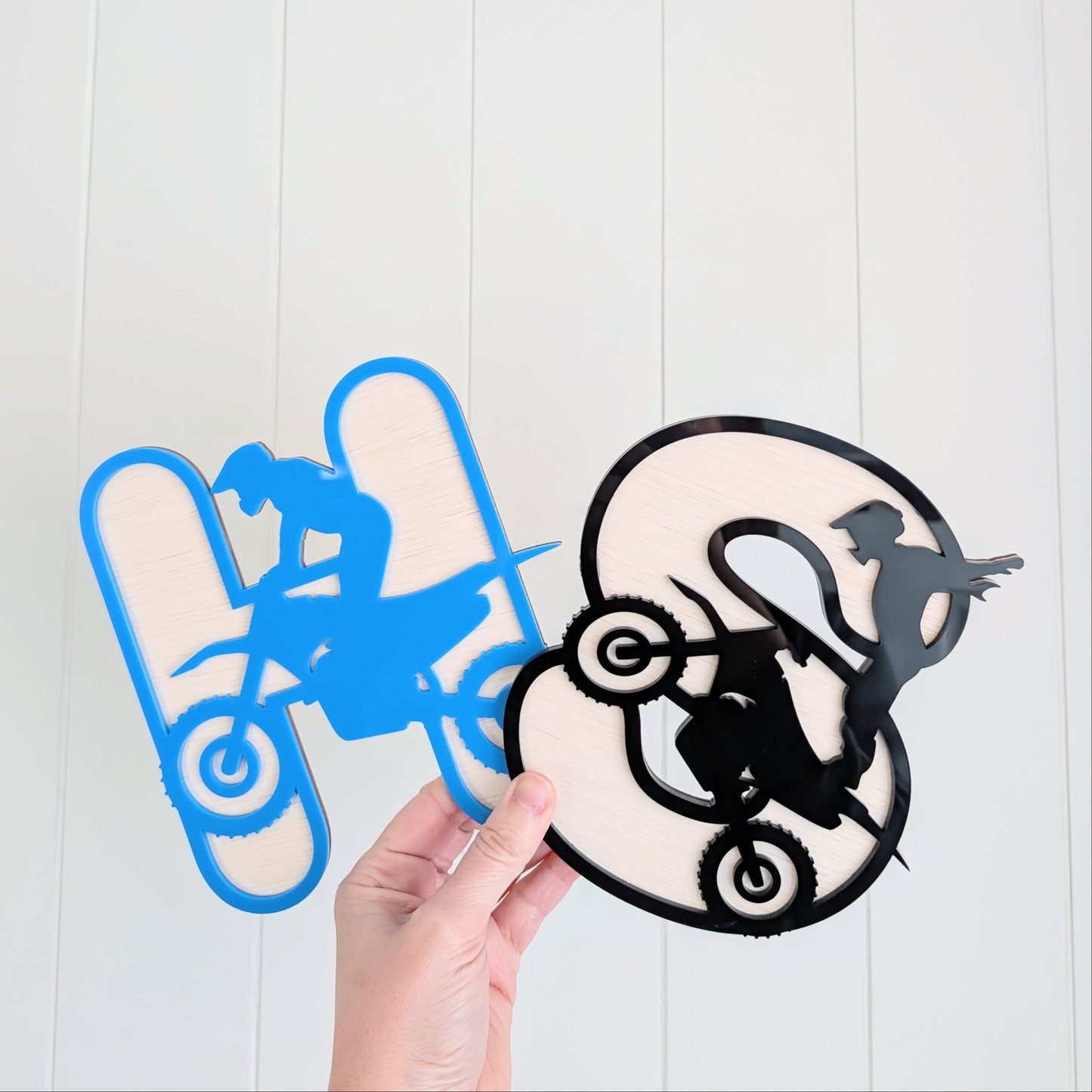 Motorbike Theme Letters