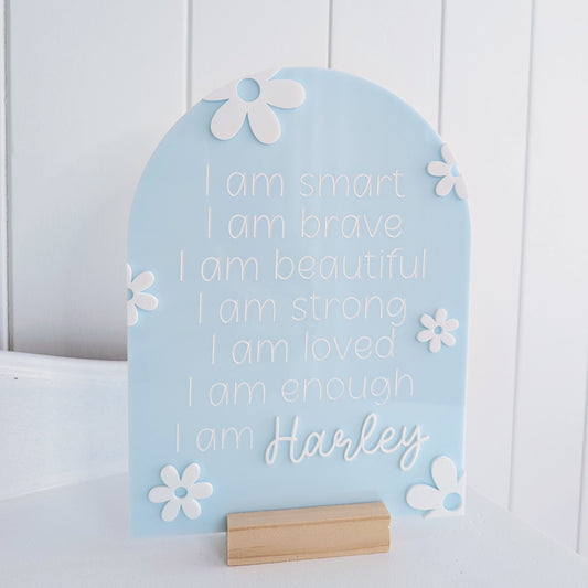 Daisy - Acrylic Affirmation Arch