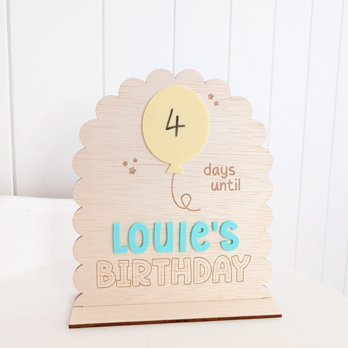 Birthday Countdown Plaque