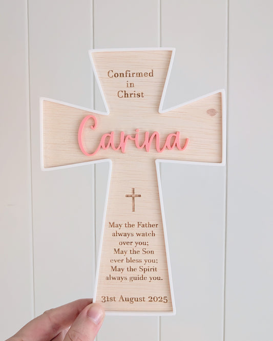 First Holy Communion / Confirmation Cross - Lou James Creations