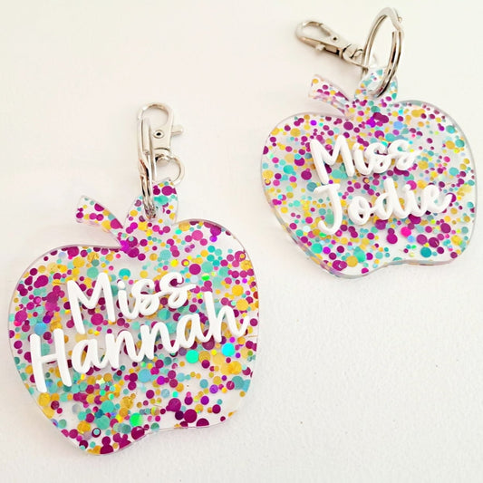 Apple Keyring - Lou James Creations