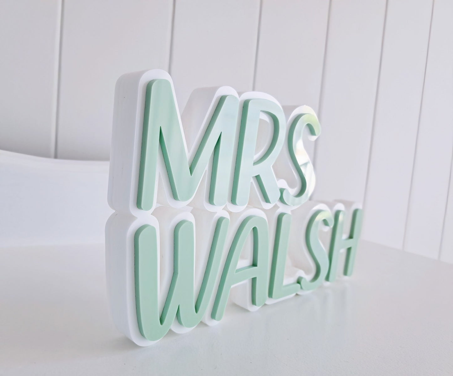 Teacher Name Desk Plaque