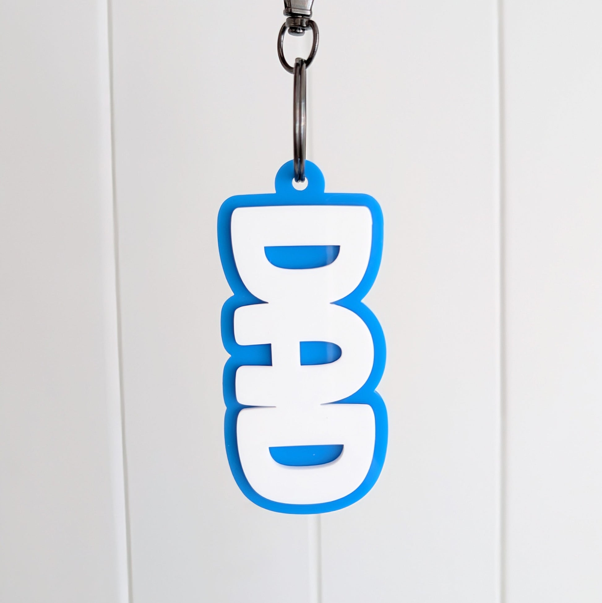 Father's Day Double Layer Keyring - Lou James Creations