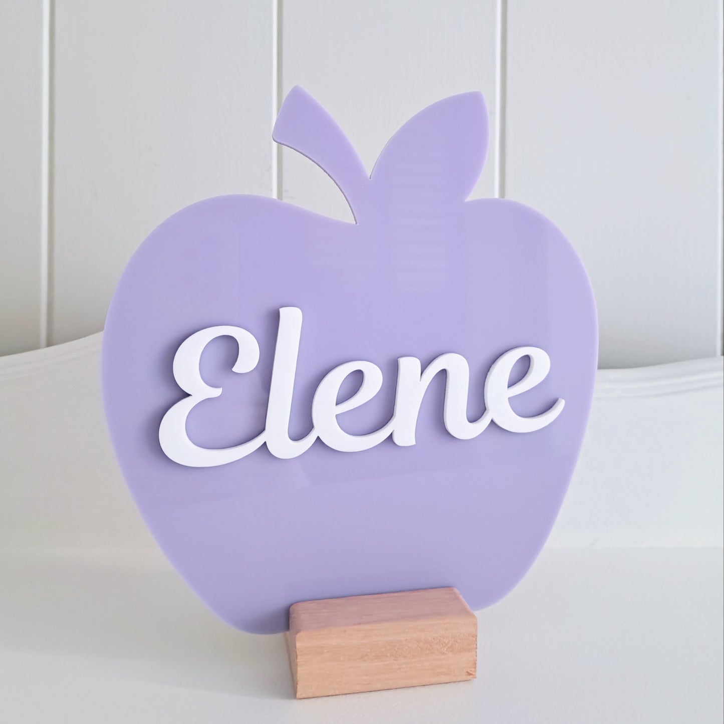 Teacher Apple Desk Plaque and Stand
