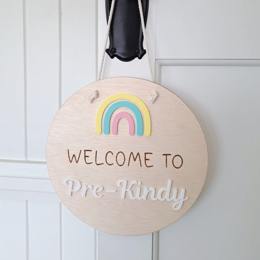 Classroom Rainbow Sign - Lou James Creations 