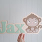 Name Plaque with Monkey