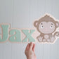 Name Plaque with Monkey