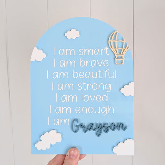 Affirmation Arch - Hot Air Balloon - Lou James Creations