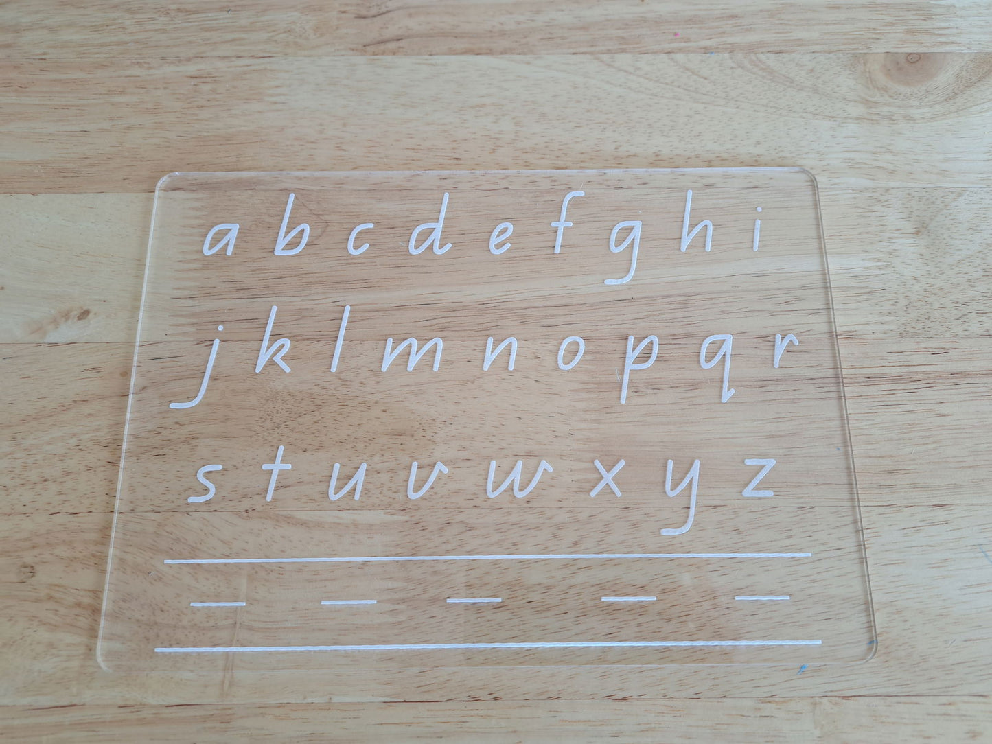 Alphabet Trace Board - Lou James Creations