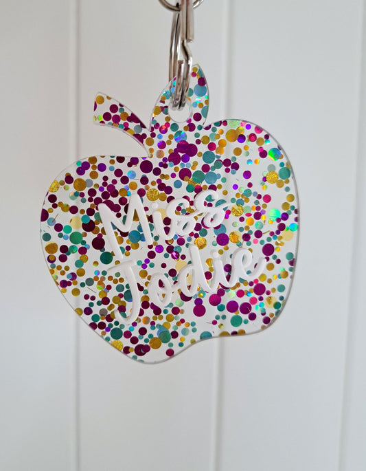 Apple Keyring - Lou James Creations