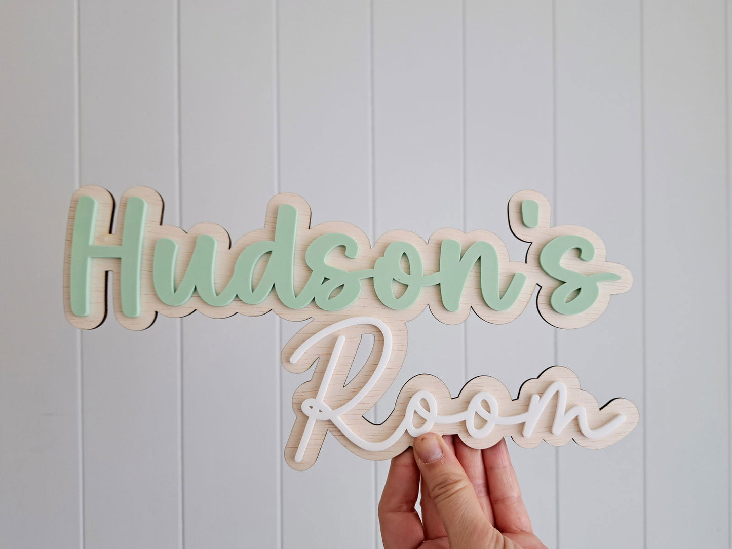 Bedroom Door Name Plaque - Lou James Creations