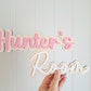 Bedroom Door Name Plaque - Lou James Creations