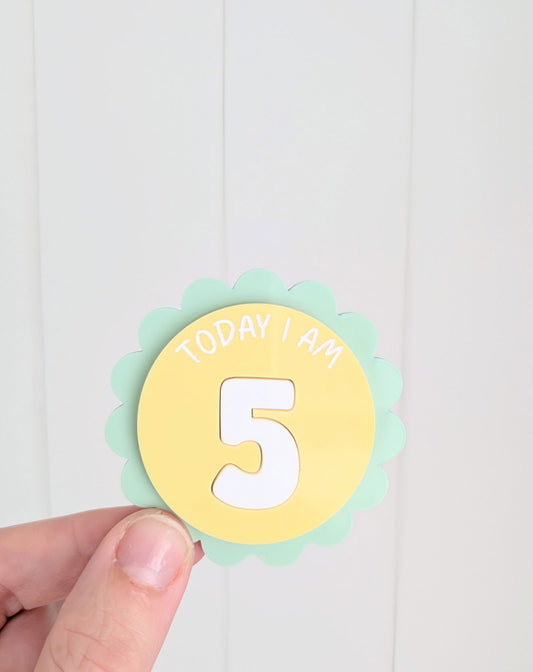 Birthday Badge - Lou James Creations