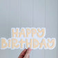 Birthday Flowers Crate -  Interchangeable for Christmas and Easter - Lou James Creations