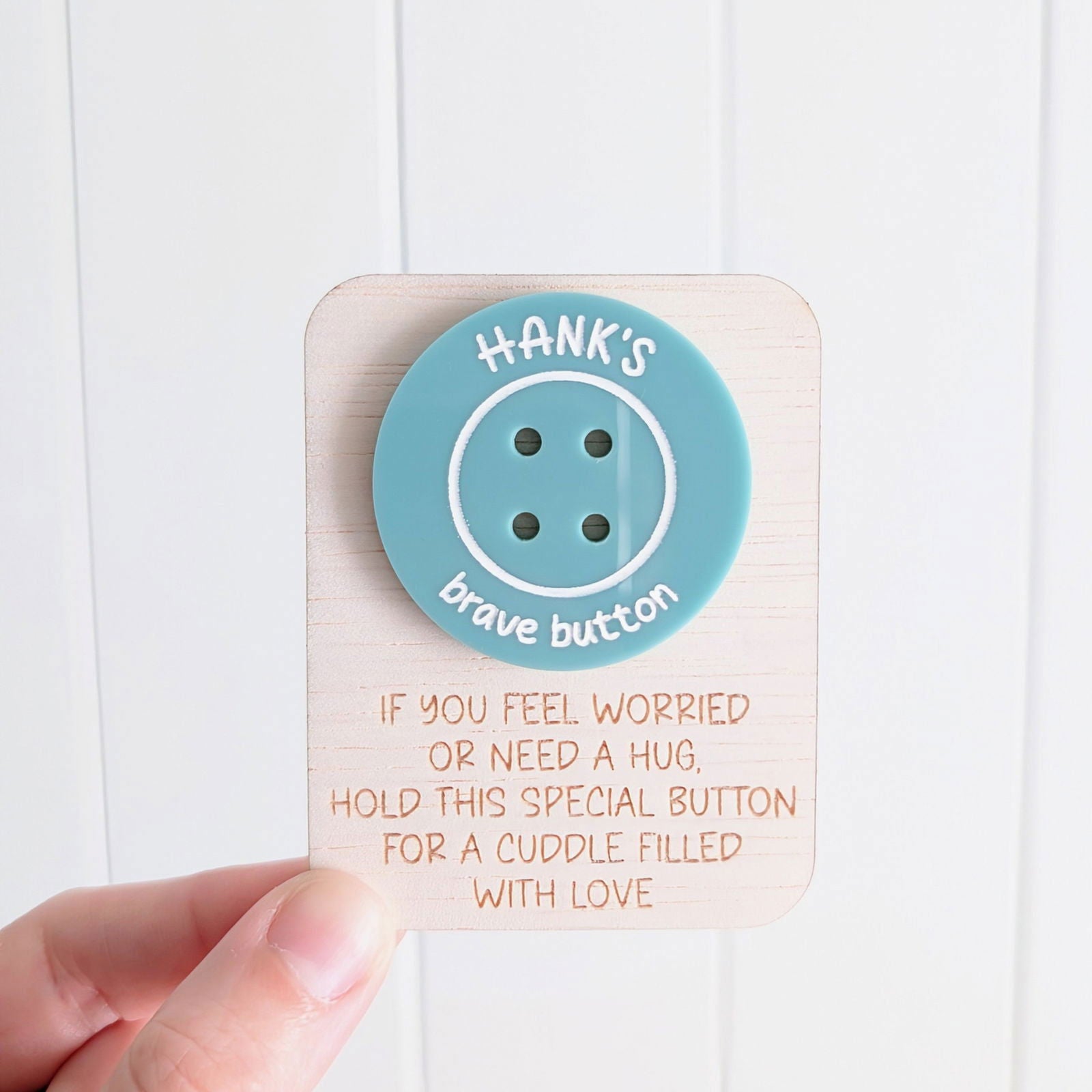 Brave Button - Lou James Creations