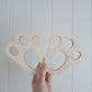 Bunny Feet Stencil - Lou James Creations