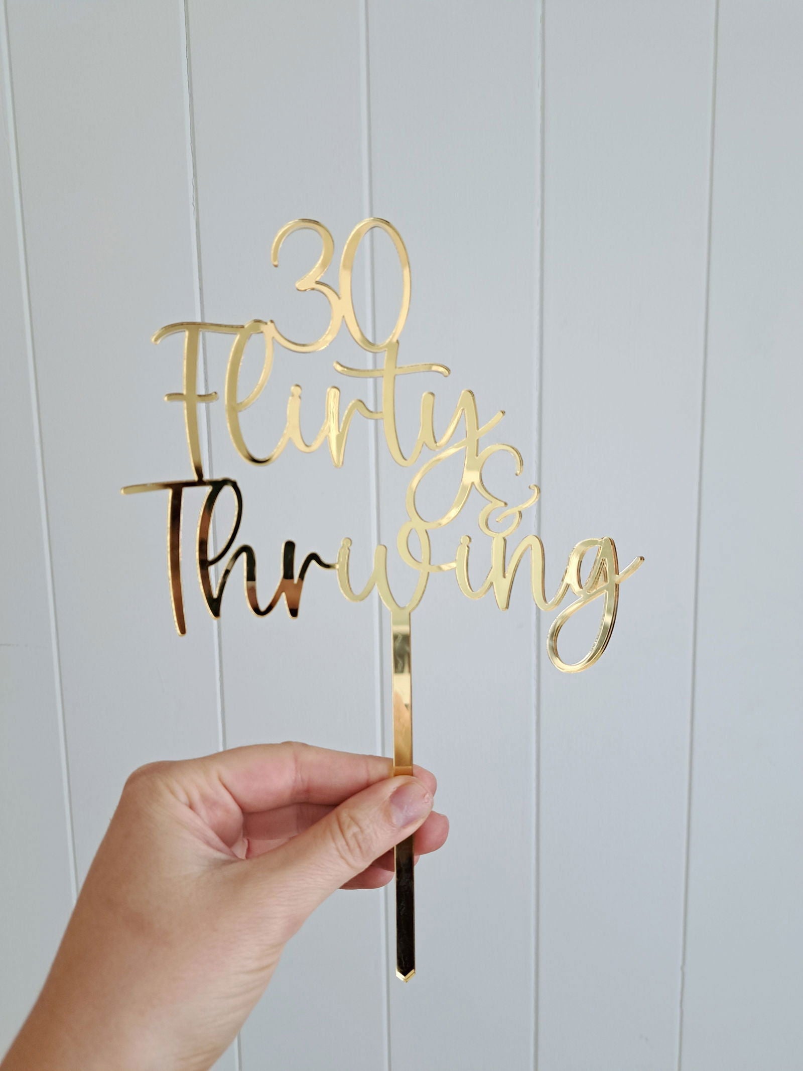 Cake Topper - Single Layer Name - Lou James Creations