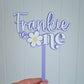 Cake Topper Double Layer - Flower Theme - Lou James Creations 