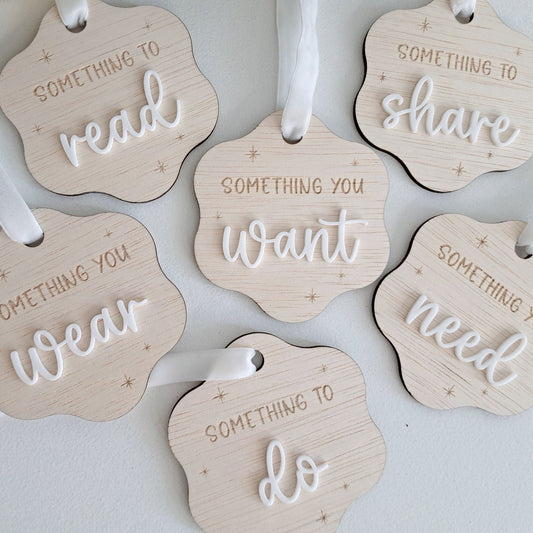 Christmas Gift Tag Set - 'Something you' - Lou James Creations 