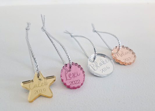 Christmas Ornament Tags - Set of 19 - Lou James Creations 