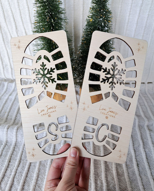 Christmas Santa, Reindeer & Elf Feet Stencil Bundle - Lou James Creations 