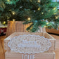 Christmas Scallop Merry Christmas Crate - Interchangeable for Easter and Birthday - Lou James Creations