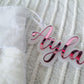 Christmas Stocking with Personalised Tag - Lou James Creations