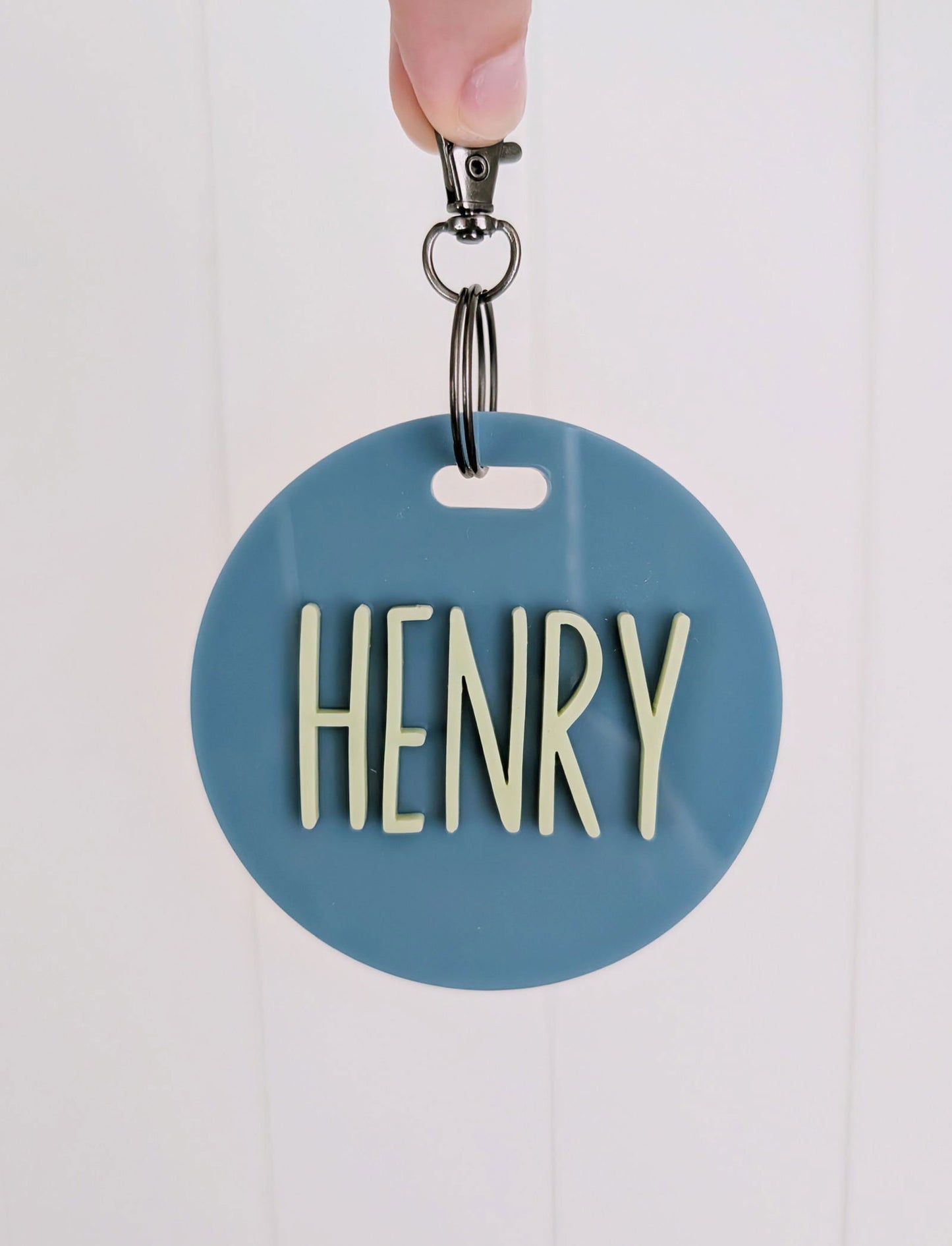 Circle Bag Tag - Lou James Creations