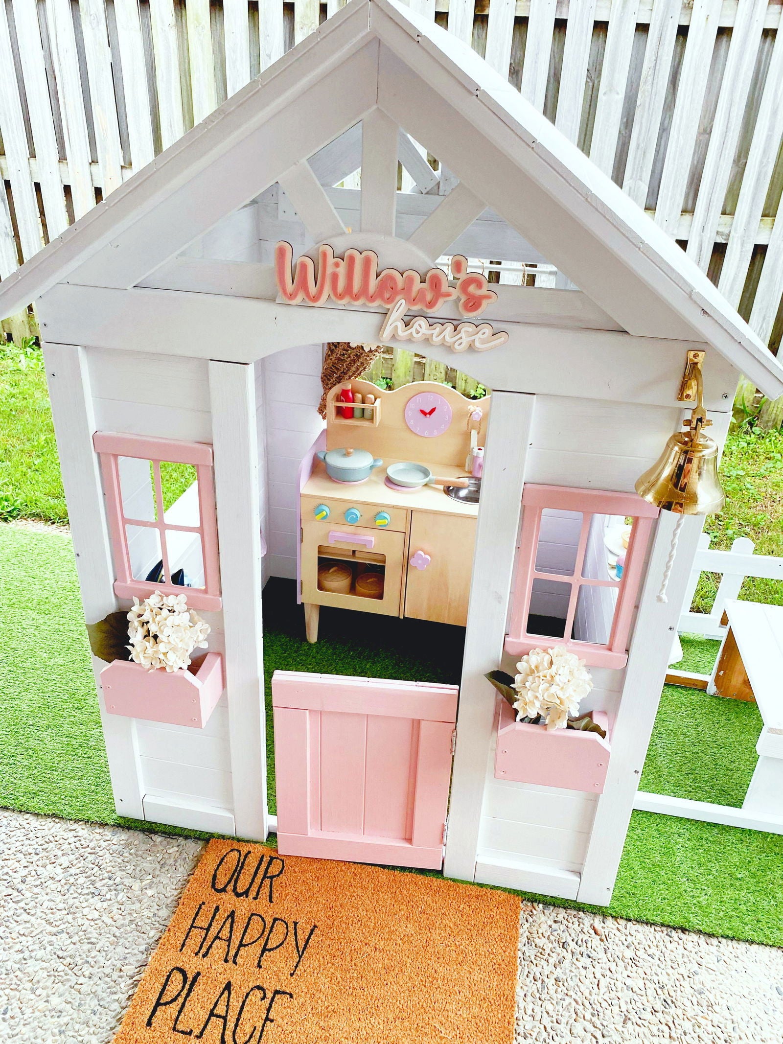 Cubby House Name Plaque - Lou James Creations