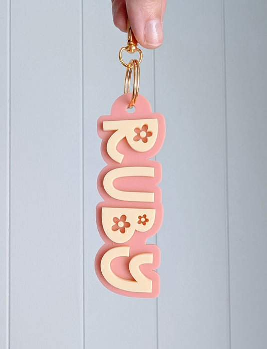 Daisy Bag Tag - Lou James Creations